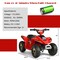 6V Kids Electric 4 Wheels Ride-On Toy with Wear-Resistant Wheels for Indoor Outdoor Use